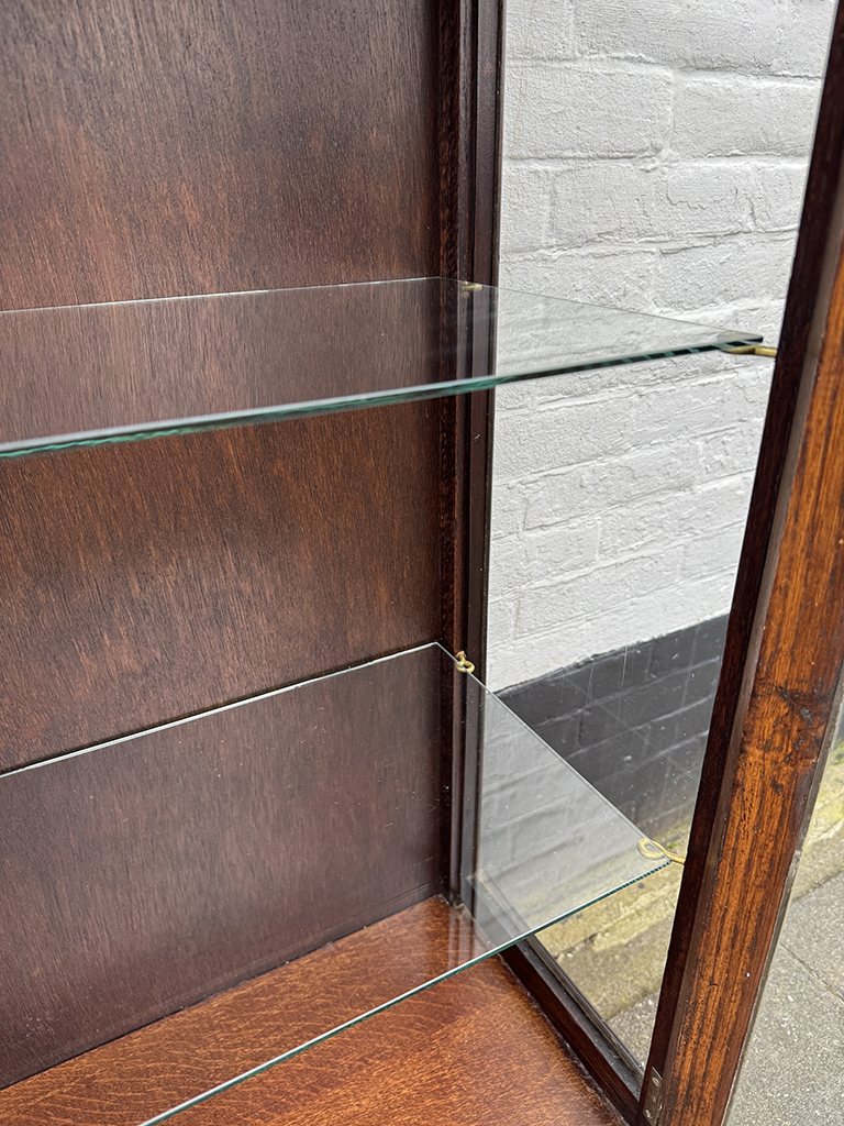 Antiek Engels vitrinekast - Afbeelding 3